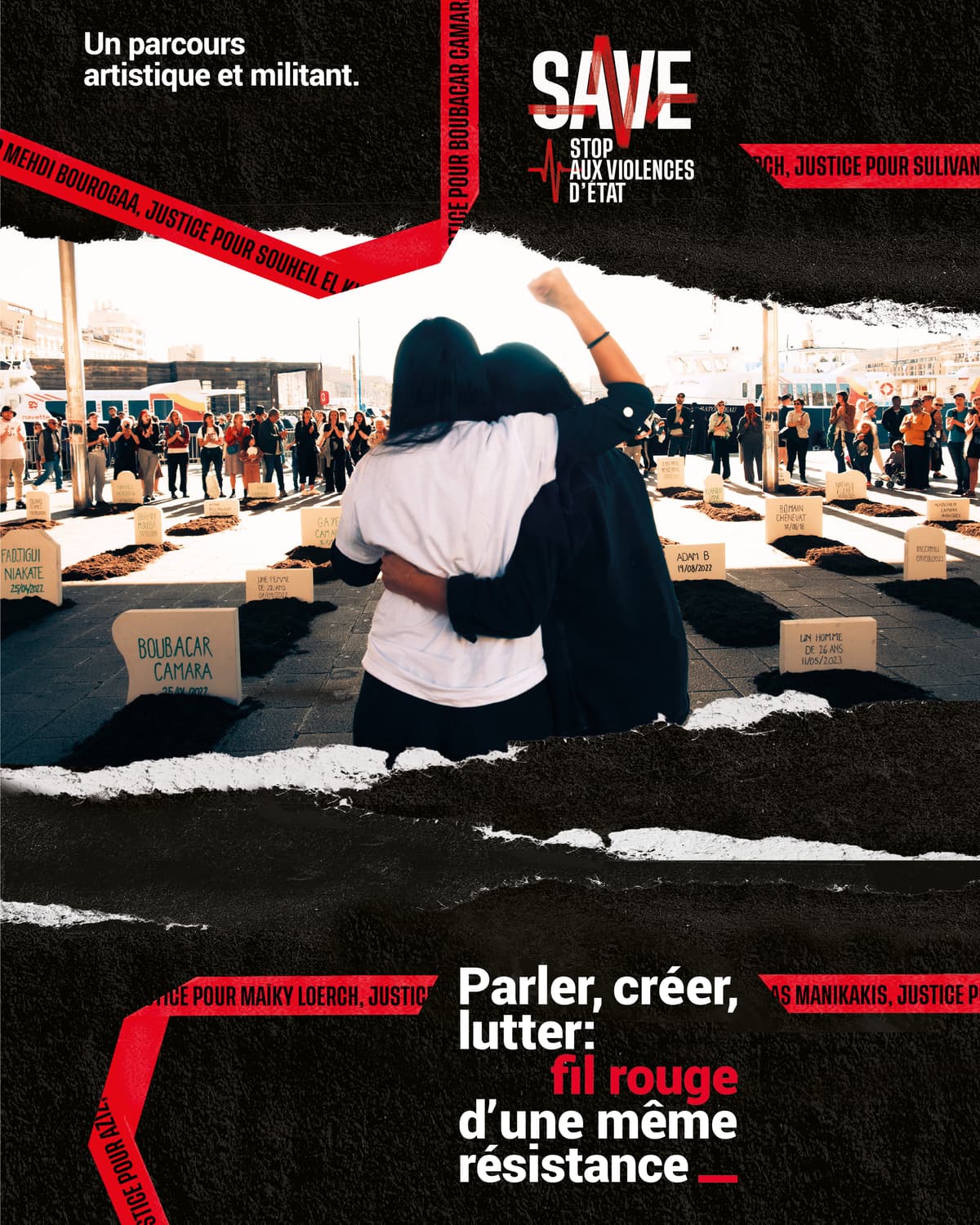 435-1 m'a tué.e — Un parcours artistique et militant