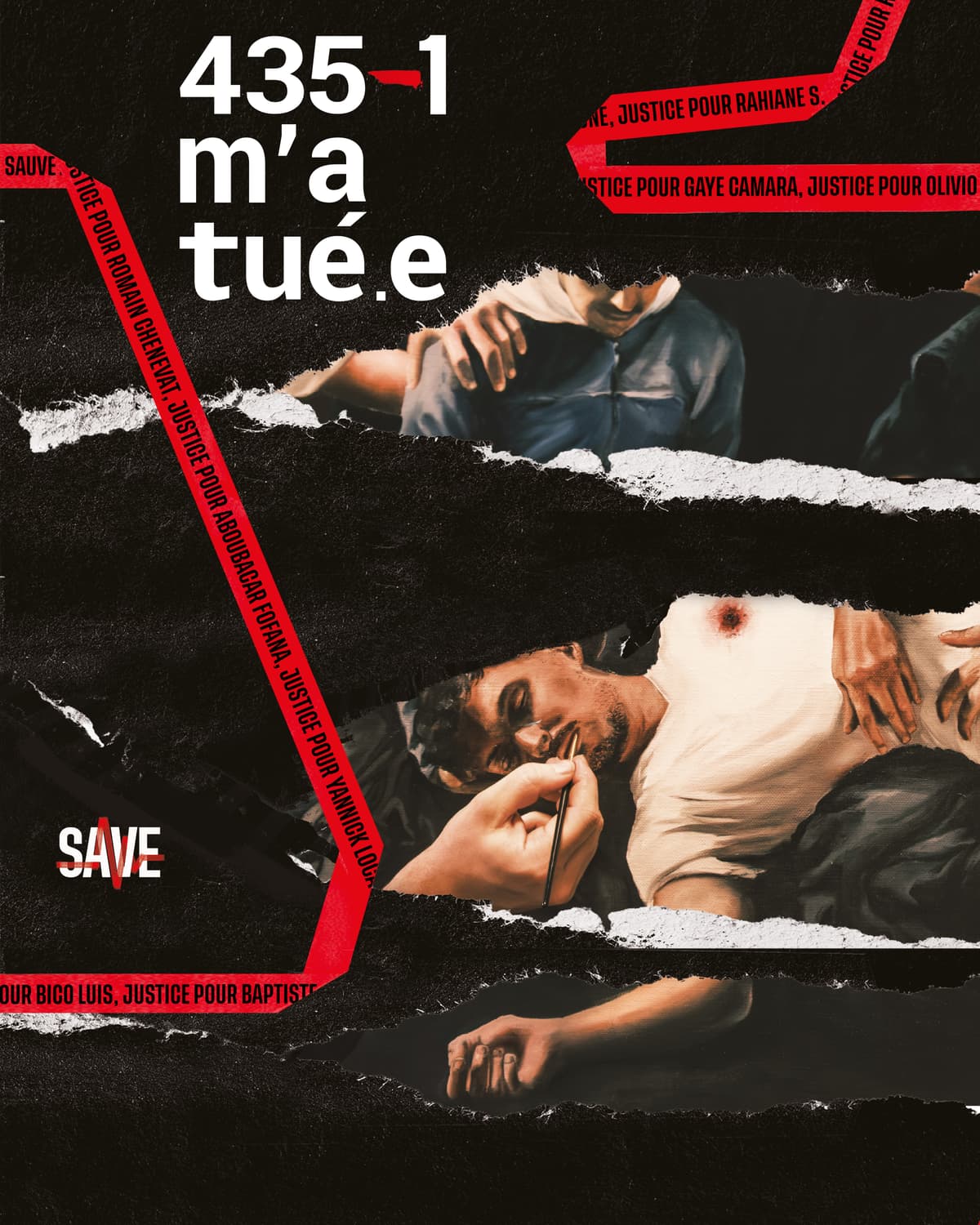 435-1 m'a tué.e — Exposition